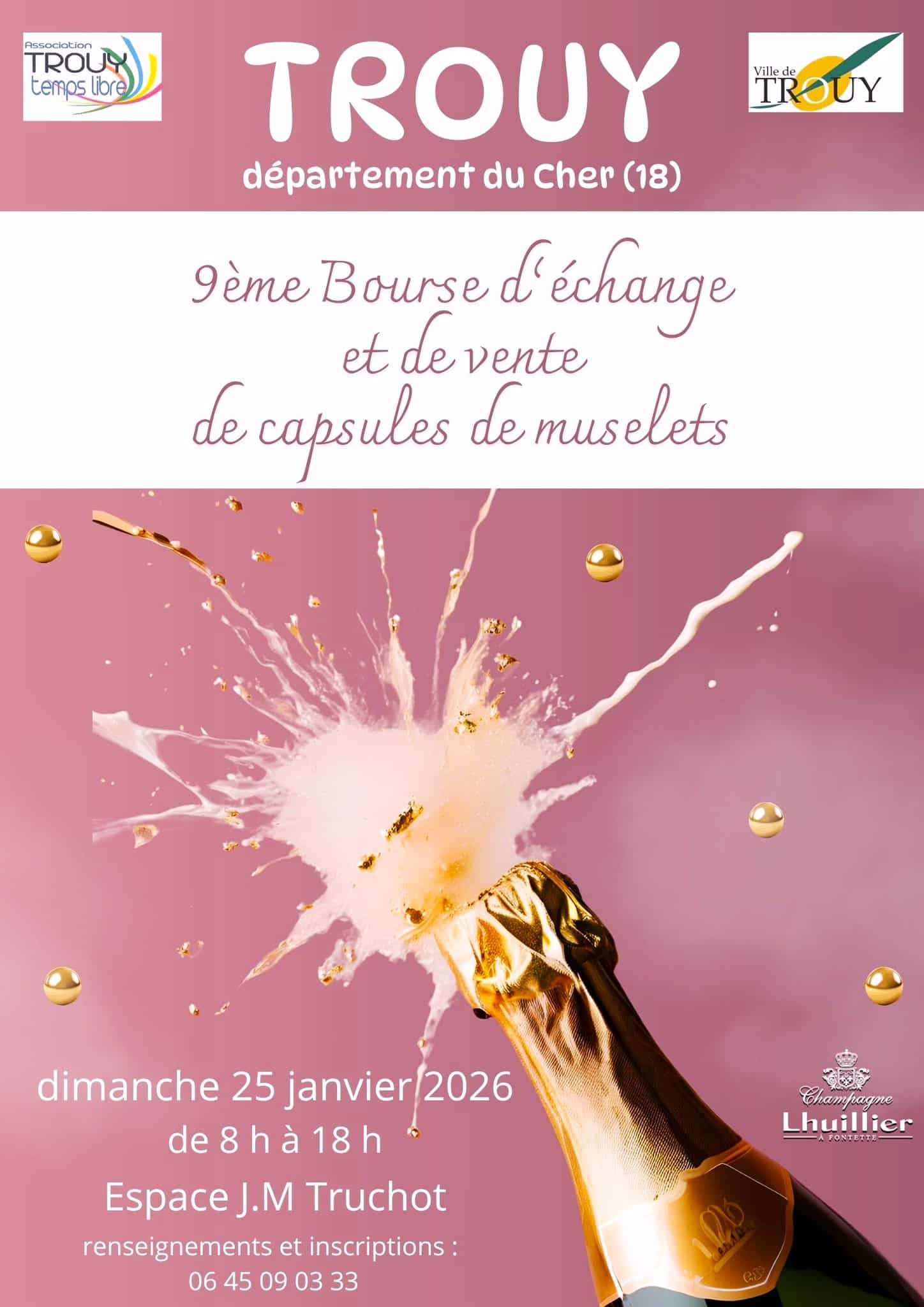 9ème Bourse d’échange et de vente de capsules de muselets